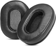 YunYiYi BackBeat Fit 6100 Upgraded Sheepskin Ear Pads Cups Cushions Replacement Compatible with Plantronics BackBeat Fit 6100 Bluetooth Sports Headphones (Black Sheepskin Leather)