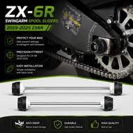 Motorcycle Wheel Spindle Protection Axle Cover Set for KAWASAKI ZX-6R Performance 2019-2025 ZX6R