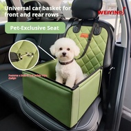 WEIYIN Pet Car Seat Mat for Front and Rear Seats, Passenger Seat, Dog Car Bed, Dog Safety Seat, Cat 