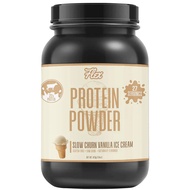 Whey Protein Powder, Slow Churn Vanilla Ice Cream | Low Net Carbs, Gluten Free, No Sugar Added | 1.8