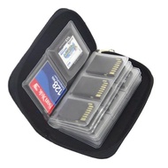 ♣Memory Card Storage Bag Carrying Case Holder Wallet 22 Slots for CF/SD/Micro SD/SDHC/MS/DS GamO^{`