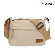 TSONG EG333 Large capacity, high quality, multi-zipper bag, 5 pockets, shoulder bag, wear-resistant