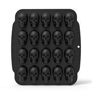 Baking🔥 Skull Baking Mold/ Ice Cube Tray - Halloween Cake Candy Chocolate Decor Silicone Food Grade