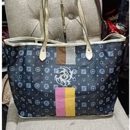 33 CM LEATHER TOTE BAG