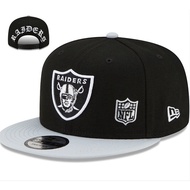Oakland Raiders หมวกเบสบอล หมวกกีฬา หมวกเยาวชน หมวกแก๊ปกลางแจ้ง แฟชั่น Unisex หมวกเบสบอล