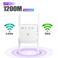 5G Wifi Repeater 2.4G/5Ghz Wifi Extender 1200Mbps Wifi Router Amplifier Wi-Fi Booster 802.11N Wi-Fi Long Range Signal Repiter