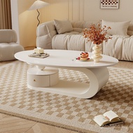 Cream 2024 Living Room Household Style Board Luxury Feel High-End Furniture Factory Small Apartment 