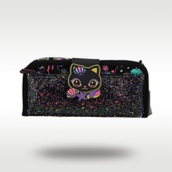 Australia smiggle original pencil bag girls Korean version of the children's cute black cat large capacity pencil case elementary school students package