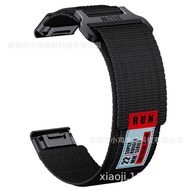 Suitable for Garmin fenix8 Nylon Braided Strap Garmin fenix6 7x pro/Velcro Wristband