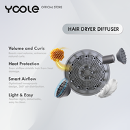 YOOLE Hair Dryer Diffuser 360 Magnetic Rotating Nozzle