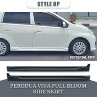 PERODUA VIVA FULL BLOOM SIDE SKIRT MATERIAL FRP WITHOUT PAINT