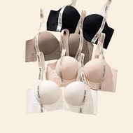 Bra Tekan Ke Atas, Lancar dan Tanpa Wayar, Seluar Dalam Seksi untuk Wanita, Cawan Tebal, Pakaian Dal