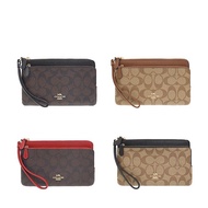 COACH C5576/5610 double zip wallet/wristlet