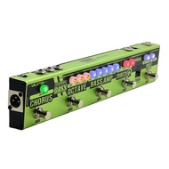 Valeton Dapper BASS Multi Effects Pedal Strip 6 in 1 Multi Effect Bass Tuner,Chorus,Octaver,Dirty Q 