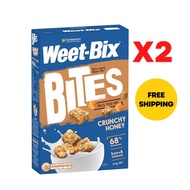 Sanitarium Weet Bix Bites Crunch Honey Cereal 510g.(2 box)  Free shipping cereal cereal breakfast cereal box