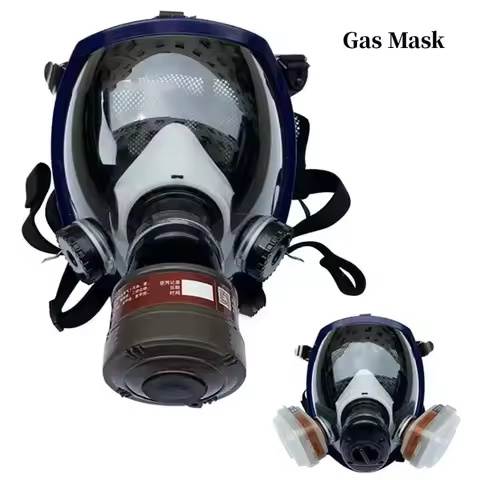 Full face respirator Gas Mask 40 mm activated carbon filter canister Suitable for fumes Chemical, sp