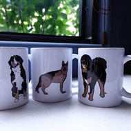 伯恩山犬德國狼犬藏獒陶瓷馬克杯