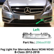 Fog Lights Mercy W246 W242 Mercedes B200 DRL LED Bumper Line Fog Lights