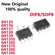 10/PCS New 10PCS New 6N135 6N136 6N137 6N138 6N139 DIP 6N135S 6N136S 6N137S 6N138S 6N139S SOP Optoco