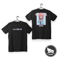 Miku nakano anime t-shirt best waifu go toubun yotsuba nino A163 OG2 shirt 1A A