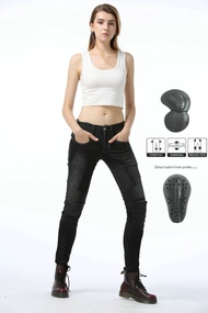 LOONG BIKER Mesh Breathable Motorcycle Stretch Anti-fall Riding Pants Motorcycle Jeans Women Hengxin