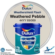 DULUX WEATHERSHIELD FLASH 20 LT - WEATHERED PEBBLE 44YY 69/069
