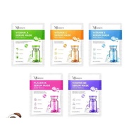 MINJYN Vitamin Serum Mask 25ml | Vitamin A, C, E, Placenta, B3 | Skin Care Moisturizing Paper Mask.m