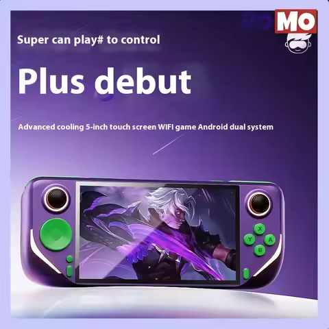 New E6 Plus RK3566 2024 Palm Game 5.0-inch Touch Android Open Source Dual System Support Official Au