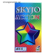 Strongaroetrtr 1 Box Of “SKYJO Action" English Version Card For Family Gathering Game Card Holiday Fun Card Game Party Board Games SG