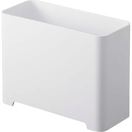 Yamazaki Bathroom Trash White Approx. W20 x D8.7 H15 cm Tower with drain hole Dust box 5538