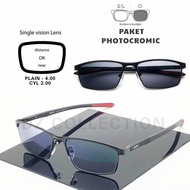 Frame kacamata Photocromic Pria Ferrari 1530 Bisa lensa minus