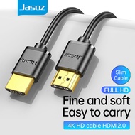 Jasoz สาย Hdmi 2.0 4K Hdmi Slim Cable สายเคเบิ้ลที่บางเฉียบ สำหรับ TV xbox PS3 PS4 ความยาว 0.5m-3m