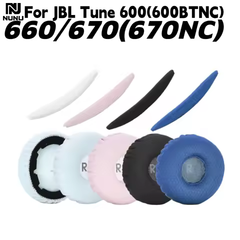 Replacement Breathable football net Ear Pads For JBL Tune 600(600BTNC)/660(660NC)/670(670NC) Headpho