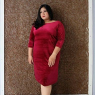 Sabrina Velvet Dress bigsize plussize oversize elegant classy glam party Dress