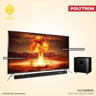 Polytron LED TV 50 Inch Full HD Soundbar Subwoofer - PLD 50B8750