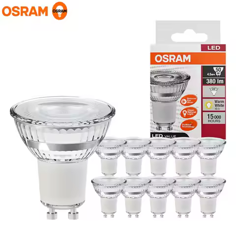 OSRAM LED Value PAR16 50 24° 36° Degree 4.5W 220V GU10 2700K Warm White LED Reflector Lamp House Roo