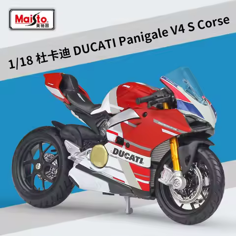 maisto 1:18 Ducati 1199 Superleggra Motorcycle Simulation Alloy Model
