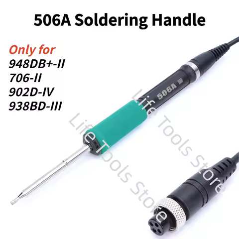506A Handle with 4-hole T12 Soldering Tip for YIHUA/WEP/Silverflo 948DB+-II 706-II 902D-IV 938BD-III