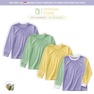 Hae Hae The Farmer's Market Kids Bamboo Long Sleeve Shirt Breathable & Eczema-Friendly (80–130cm)