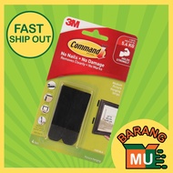 17201 White / Black 3M Command 5.4kg Medium Picture Hanging Frame Hook Wall Organizer 17201 (4 Sets/