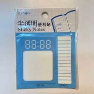 ［ Season ］Memo紙 Memo pad 便利貼 便條紙 便簽 sticky notes 半透明Memo紙 半透明便利貼 台灣文具 透明Memo紙 時間memo紙 時間便利貼 半透明便利貼時間