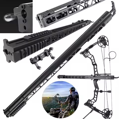 Compound Bow Shooting Steel Ball Launch Orbital 15mm Ball 10 Bursts Single/Double Switching Recurve 
