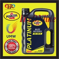 PENNZOIL PLATINUM BLITZ SAE 10W-40 SEMI SYNTHETIC ENGINE OIL 4L