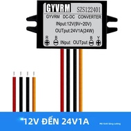 Bộ Chuyển Đổi DC DC 12V Sang 24V 3A Tăng Cường Mô Đun Đầu Vào 9-20V Vỏ ABS Với Bảo Vệ Quá Dòng & Quá