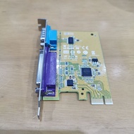 Card Expand Serial RS232 Parallel Port Dell Sunix 0YCJ65 <New>