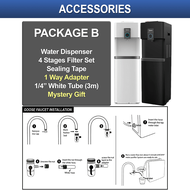 MIDEA Water Dispenser Floorstanding Hot Ambient Cold Freestanding Water Purifier Midea 2037 - 4 Stag