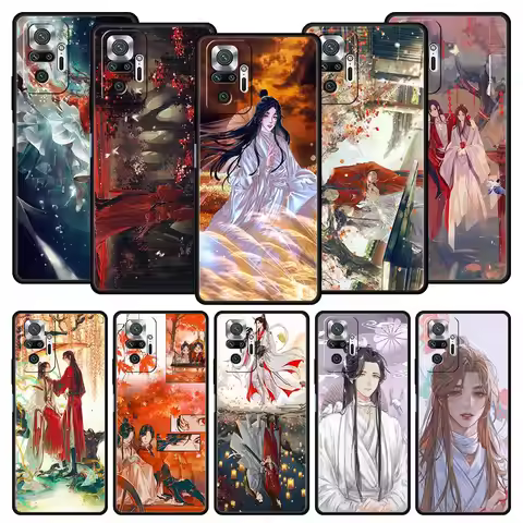 TGCF Heaven Official’s Blessing Phone Case For Xiaomi Redmi Note 12 11 10 Pro 9S 9 8 7 9T 8T 9C 9A 8