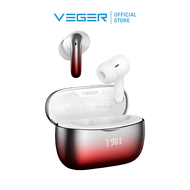 หูฟังบลูทูธ VEGER VE-08T หูฟัง Bluetooth V5.3 IPX4 จอแสดงผล LED ตัดเสียงรบกวน ระบบควบคุมแบบสัมผัส ร