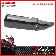 กันร้อนท่อไอเสีย YAMAHA XMAX  NEW XMAX 2023 ลายเคฟล่า  D-Kevlar Duke Shop  yamaha xmax  xmax300  xma