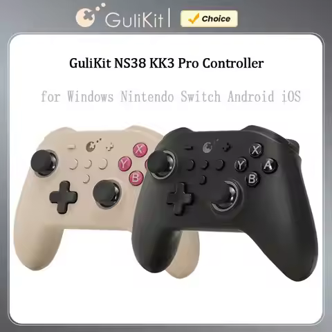 GuliKit NS38 KK3 Pro Controller KingKong 3 Gamepad with Hall Effect Joysticks & Triggers for Windows